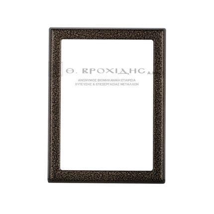 Κορνίζα Μνημείου Από Αλουμίνιο Σε Απόχρωση Μαρτελέ Μαύρο Χρυσό