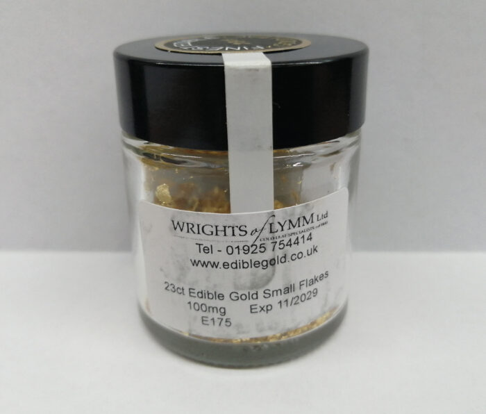 Βρώσιμες νιφάδες χρυσού 23 καράτια 100mg - Image 4