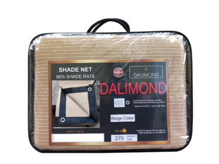 ΔΙΧΤΥ ΣΚΙΑΣΗΣ ΜΠΕΖ 4χ5 270 gr/m² με κρίκους ανα 50 εκ. Dalimond