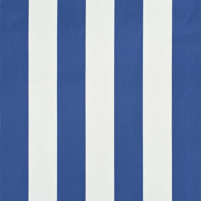 Τέντα Συρόμενη Μπλε / Λευκό 150 x 150 εκ. - Image 7