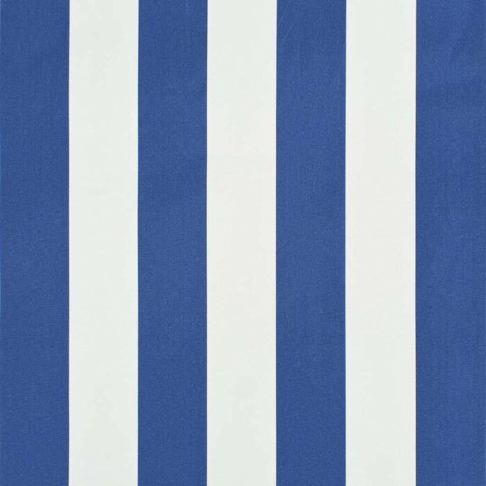 Τέντα Συρόμενη Μπλε / Λευκό 350 x 150 εκ. - Image 6