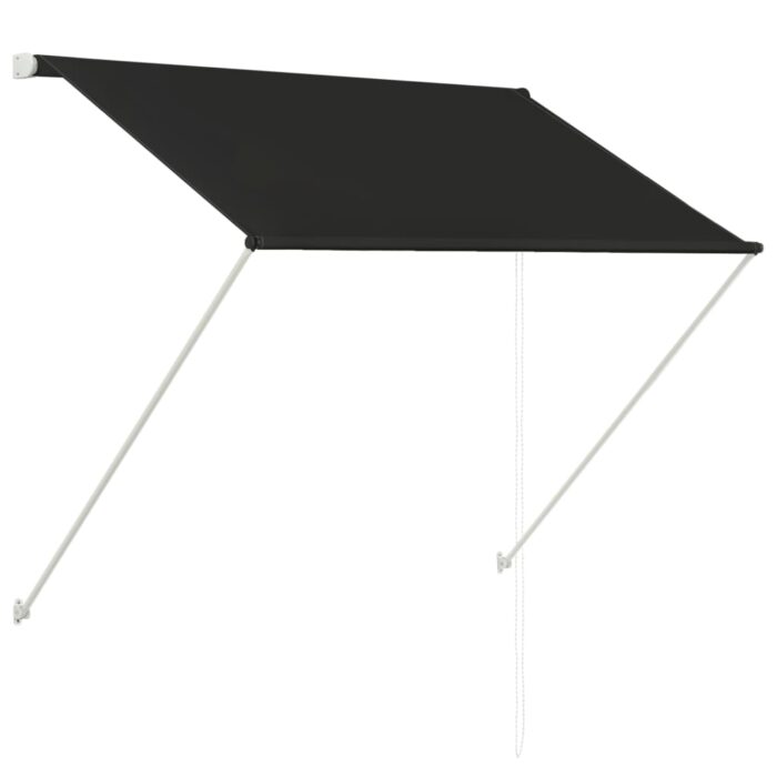 Τέντα Συρόμενη Ανθρακί 150 x 150 εκ. - Image 2