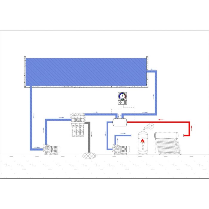 Εναλλάκτης Θερμότητας Πισίνας 355 x 134 χιλ. 40 kW - Image 7