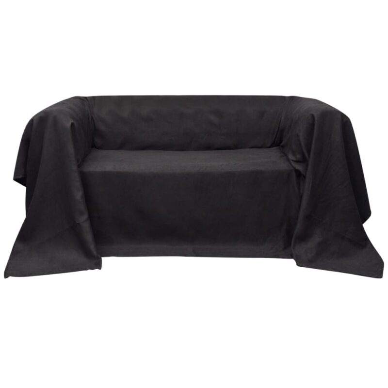 Κάλυμμα Καναπέ Ανθρακί 140 x 210 εκ. από Micro-suede