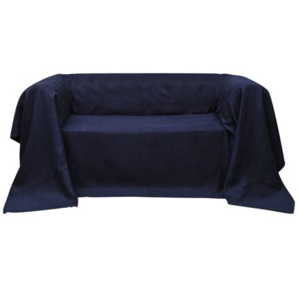 Κάλυμμα Καναπέ Ναυτικό Μπλε 270 x 350 εκ. από Micro-suede