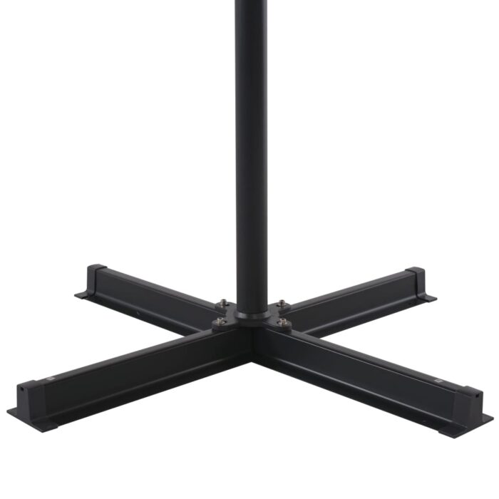 Ομπρέλα Κήπου Ανθρακί με Φορητή Βάση - Image 6