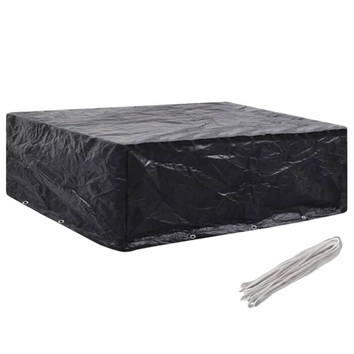 Καλύμματα Επίπλων Κήπου 2 τεμ. με 8 Κρίκους 250 x 210 x 90 εκ. - Image 2