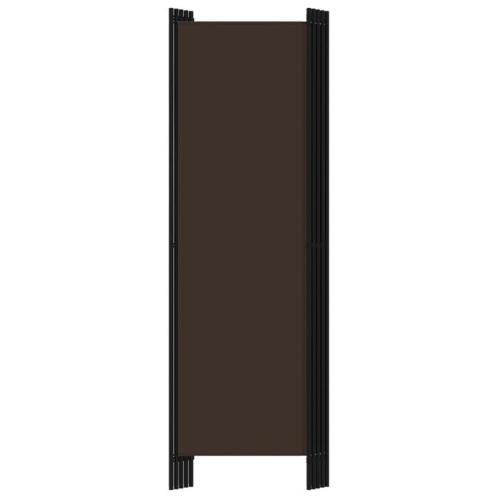 Διαχωριστικό Δωματίου με 5 Πάνελ Καφέ 250 x 180 εκ. - Image 4