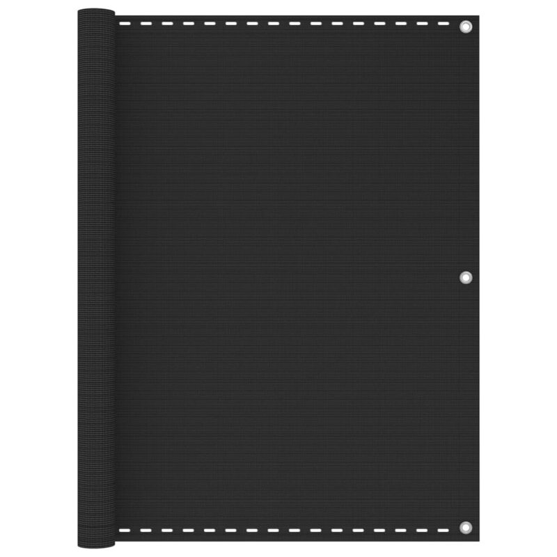vidaXL Διαχωριστικό Βεράντας Ανθρακί 120 x 500 εκ. από HDPE