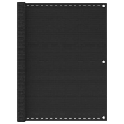 vidaXL Διαχωριστικό Βεράντας Ανθρακί 120 x 600 εκ. από HDPE
