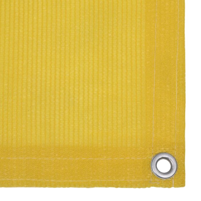 Διαχωριστικό Βεράντας Κίτρινο 75 x 500 εκ. από HDPE - Image 3