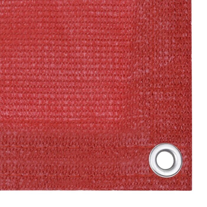 Διαχωριστικό Βεράντας Κόκκινο 120 x 300 εκ. από HDPE - Image 3