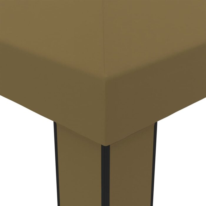 Κιόσκι με Διπλή Οροφή Taupe 3 x 6 μ. 180 γρ/μ² - Image 4
