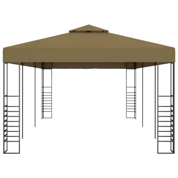 Κιόσκι 6 x 3 x 2,7 μ. Taupe 180 γρ/μ² - Image 3