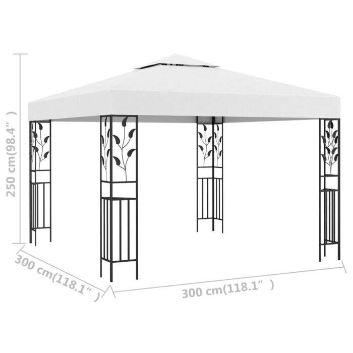 Κιόσκι Λευκό 3 x 3 μ. 180 γρ./μ² - Image 5