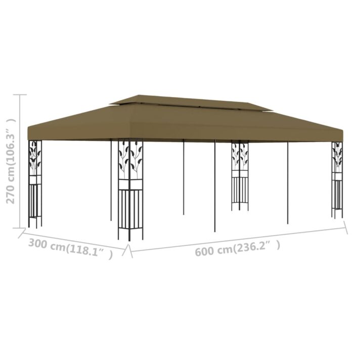 Κιόσκι Taupe 6 x 3 μ. 180 γρ/μ² - Image 6