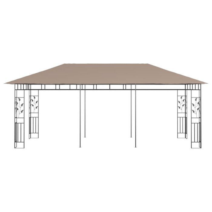 Κιόσκι με Αντικουνουπικό Δίχτυ Taupe 6x3x2,73 μ. / 180 γρ./μ² - Image 3