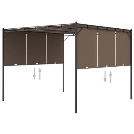 vidaXL Κιόσκι Κήπου Taupe 3 x 3 x 2