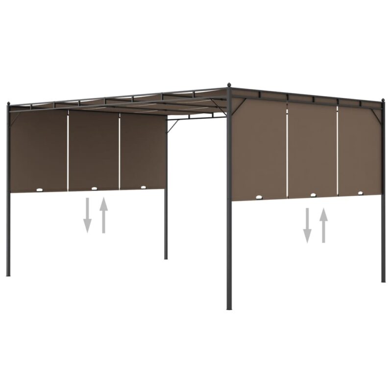 vidaXL Κιόσκι Κήπου Taupe 4 x 3 x 2
