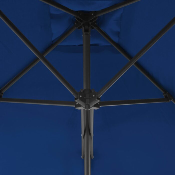 Ομπρέλα Κήπου Μπλε 300 x 230 εκ. με Ατσάλινο Ιστό - Image 5