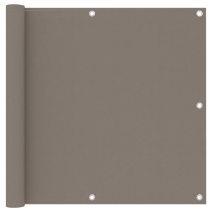 vidaXL Διαχωριστικό Βεράντας Taupe 90 x 300 εκ. Ύφασμα Oxford