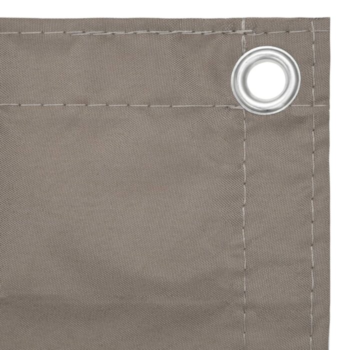 Διαχωριστικό Βεράντας Taupe 90 x 500 εκ. Ύφασμα Oxford - Image 3
