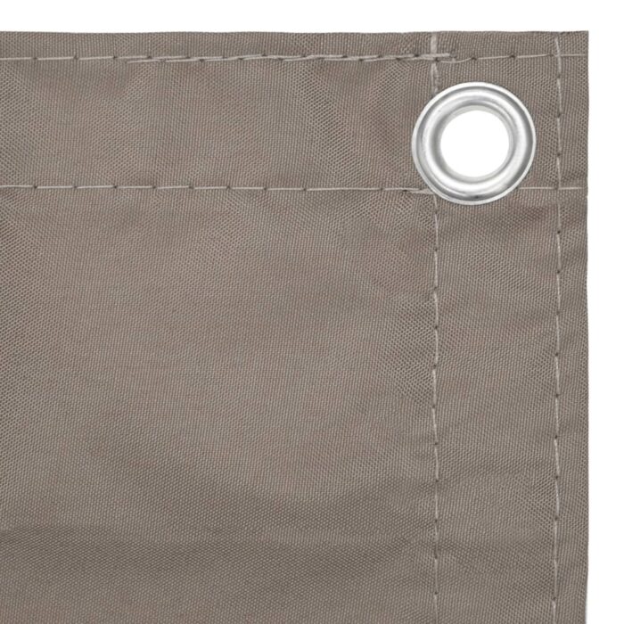 Διαχωριστικό Βεράντας Taupe 120 x 500 εκ. Ύφασμα Oxford - Image 3