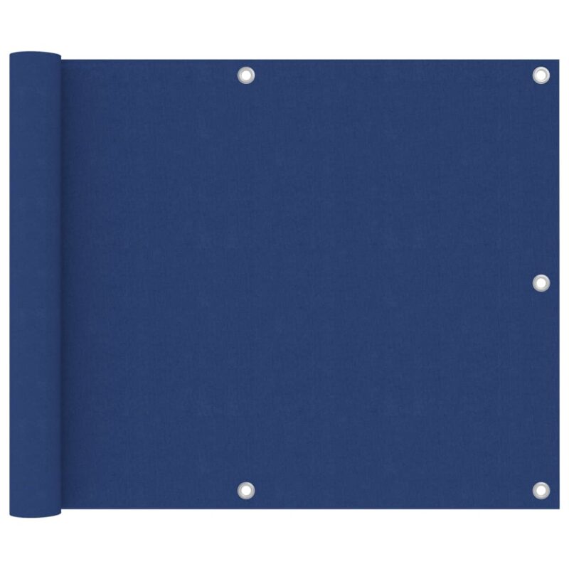 vidaXL Διαχωριστικό Βεράντας Μπλε 75 x 600 εκ. Ύφασμα Oxford