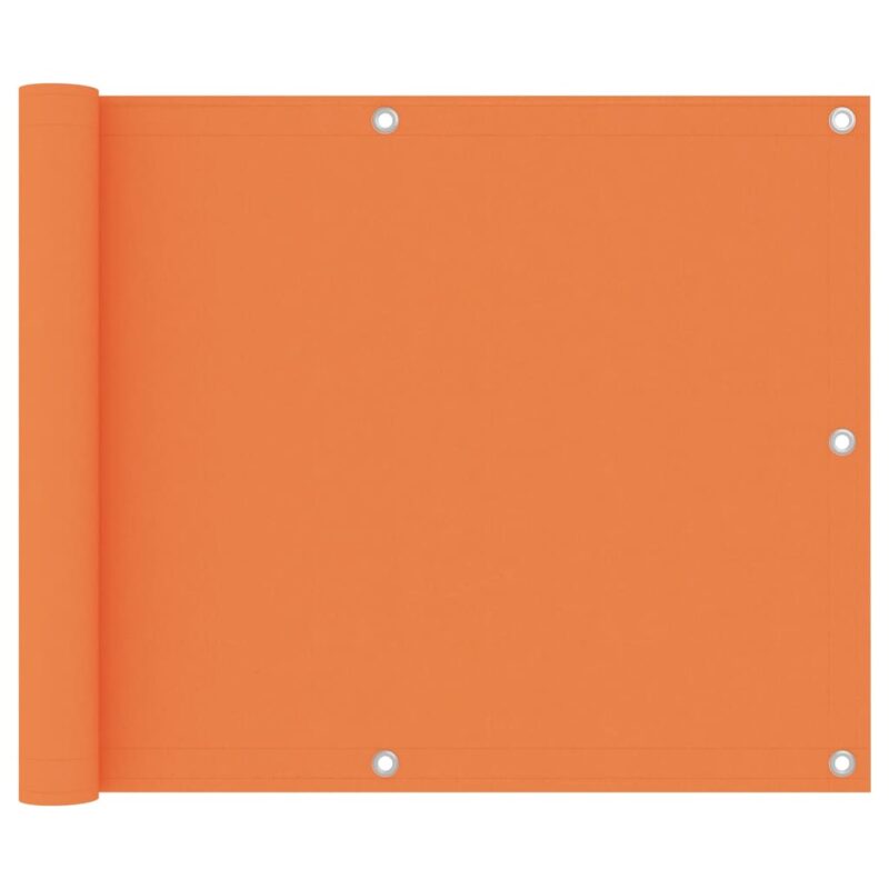 vidaXL Διαχωριστικό Βεράντας Πορτοκαλί 75 x 500 εκ. Ύφασμα Oxford