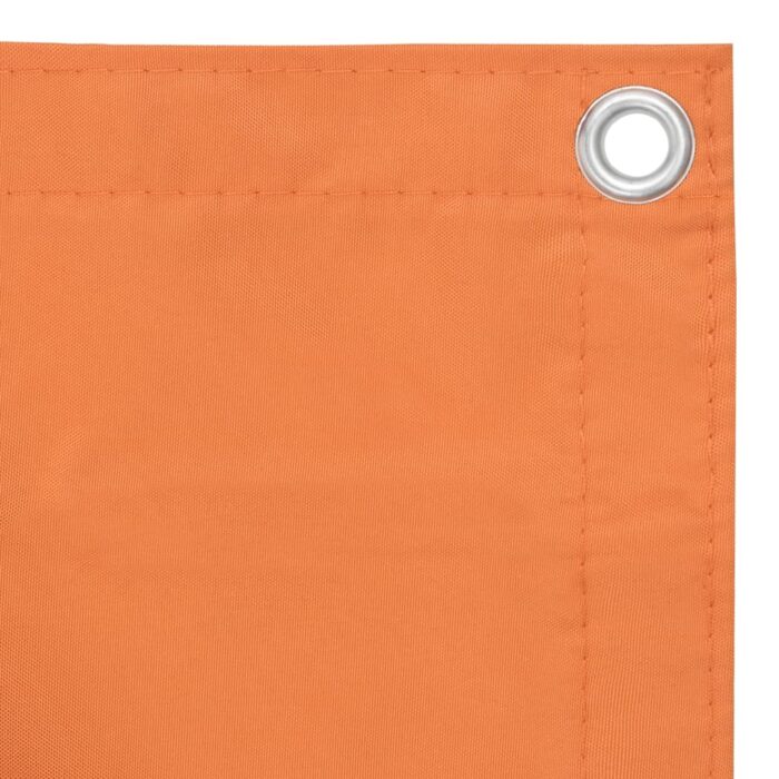 Διαχωριστικό Βεράντας Πορτοκαλί 120 x 500 εκ. Ύφασμα Oxford - Image 2
