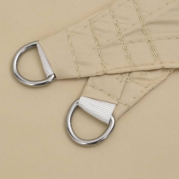 Πανί Σκίασης Τετράγωνο Μπεζ 3 x 3 μ. από Ύφασμα Oxford - Image 6