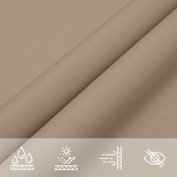 Πανί Σκίασης Τετράγωνο Taupe 3 x 3 μ. από Ύφασμα Oxford - Image 7