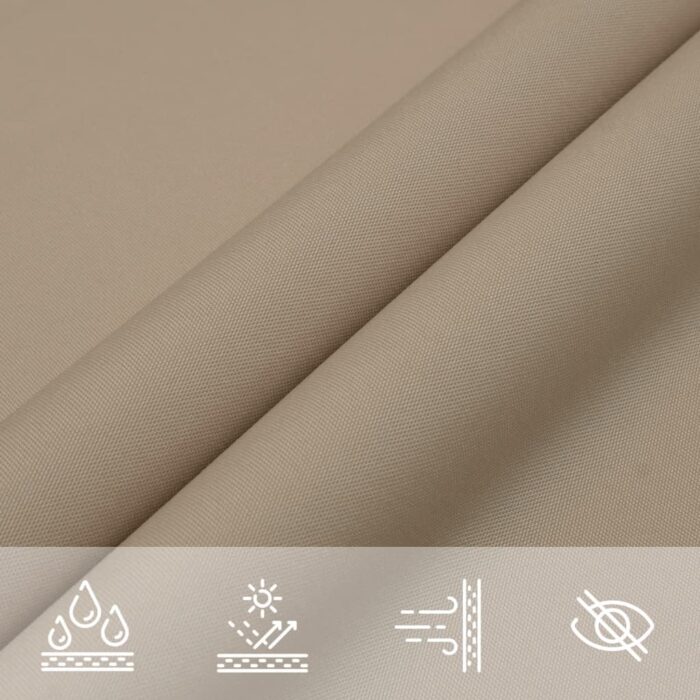 Πανί Σκίασης Τετράγωνο Taupe 7 x 7 μ. από Ύφασμα Oxford - Image 7