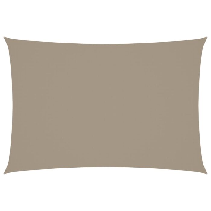 Πανί Σκίασης Ορθογώνιο Taupe 3 x 5 μ. από Ύφασμα Oxford - Image 2