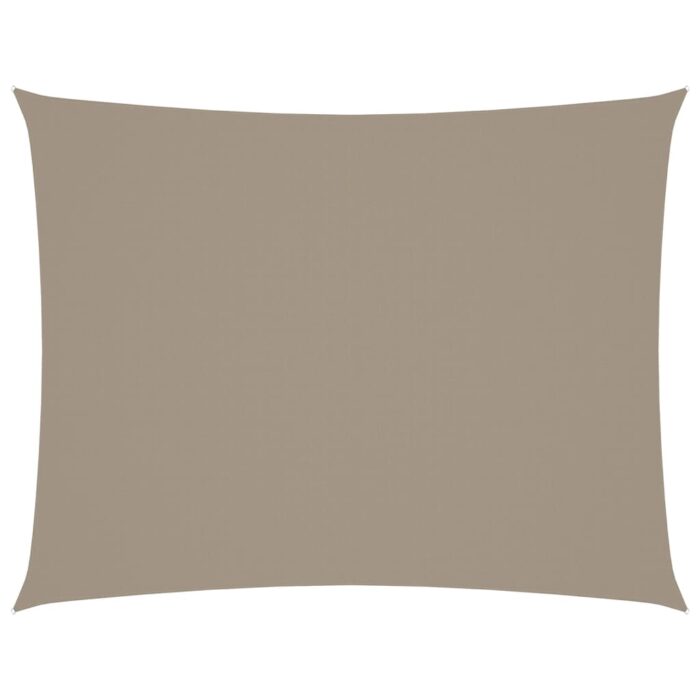 Πανί Σκίασης Ορθογώνιο Taupe 5 x 7 μ. από Ύφασμα Oxford - Image 2