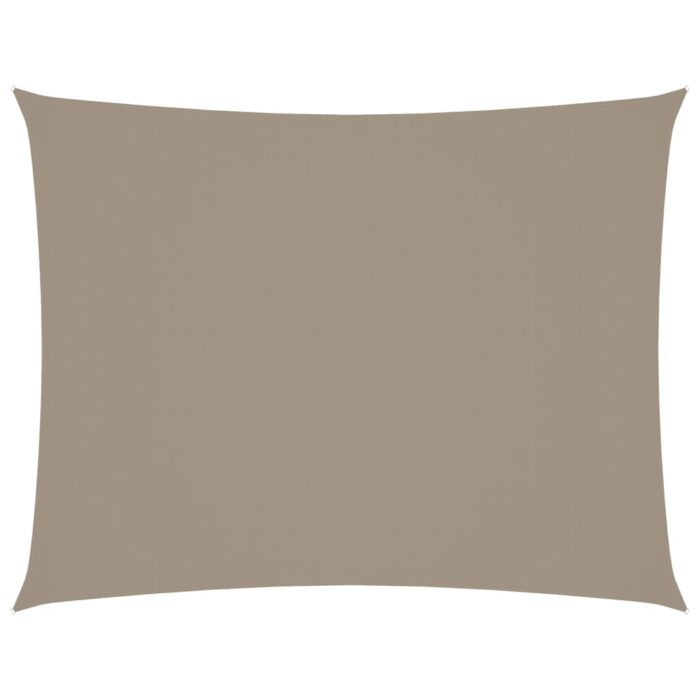 Πανί Σκίασης Ορθογώνιο Taupe 6 x 8 μ. από Ύφασμα Oxford - Image 2