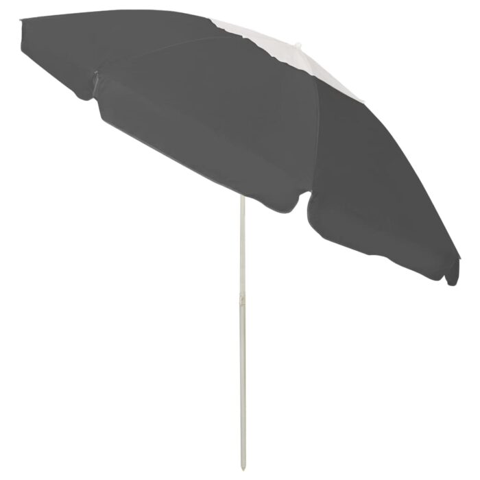 Ομπρέλα Θαλάσσης Ανθρακί 240 εκ. - Image 3