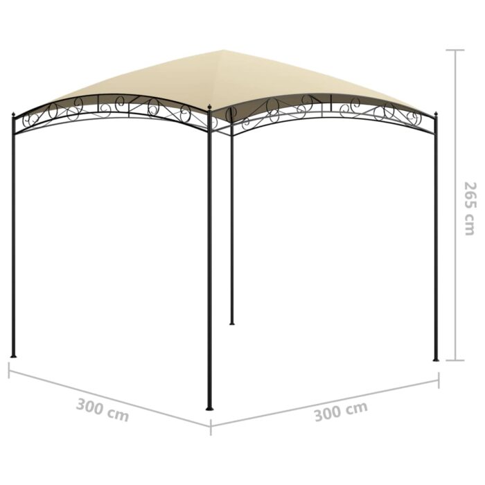 Κιόσκι Ανθρακί 3 x 3 x 2,65 μ. 180 γρ./μ² - Image 5
