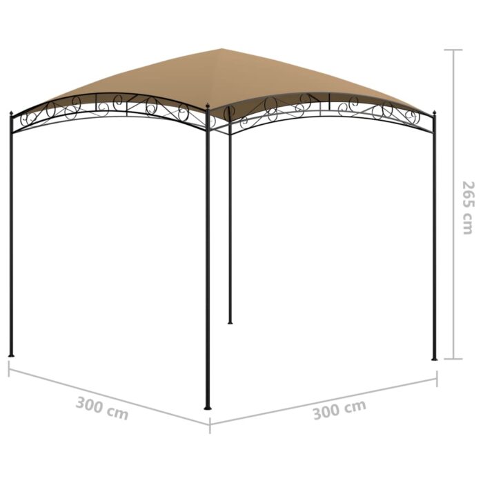 Κιόσκι Taupe 3 x 3 x 2,65 μ. 180 γρ./μ² - Image 5