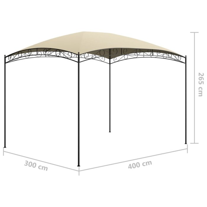 Κιόσκι Κρεμ 3 x 4 x 2,65 μ. 180 γρ./μ² - Image 5
