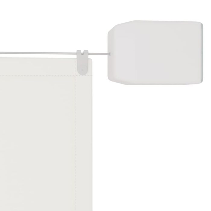 Τέντα Κάθετη Λευκή 140 x 420 εκ. από Ύφασμα Oxford - Image 5