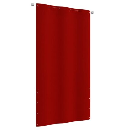 vidaXL Διαχωριστικό Βεράντας Κόκκινο 120 x 240 εκ. Ύφασμα Oxford