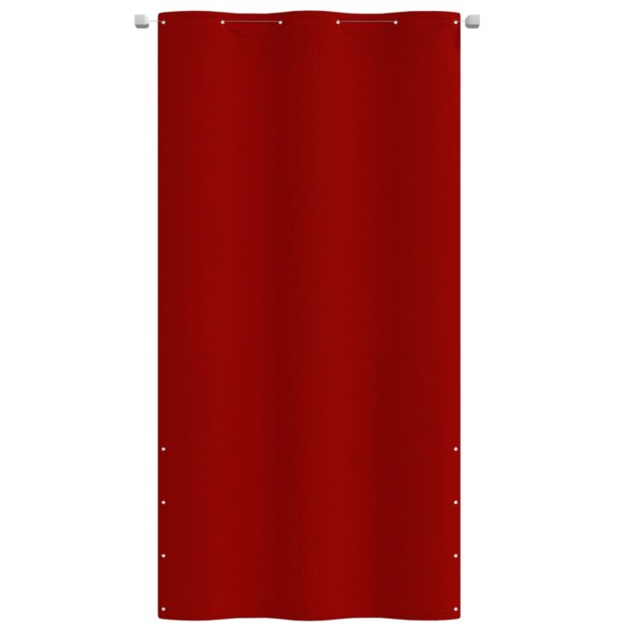 Διαχωριστικό Βεράντας Κόκκινο 120 x 240 εκ. Ύφασμα Oxford - Image 2