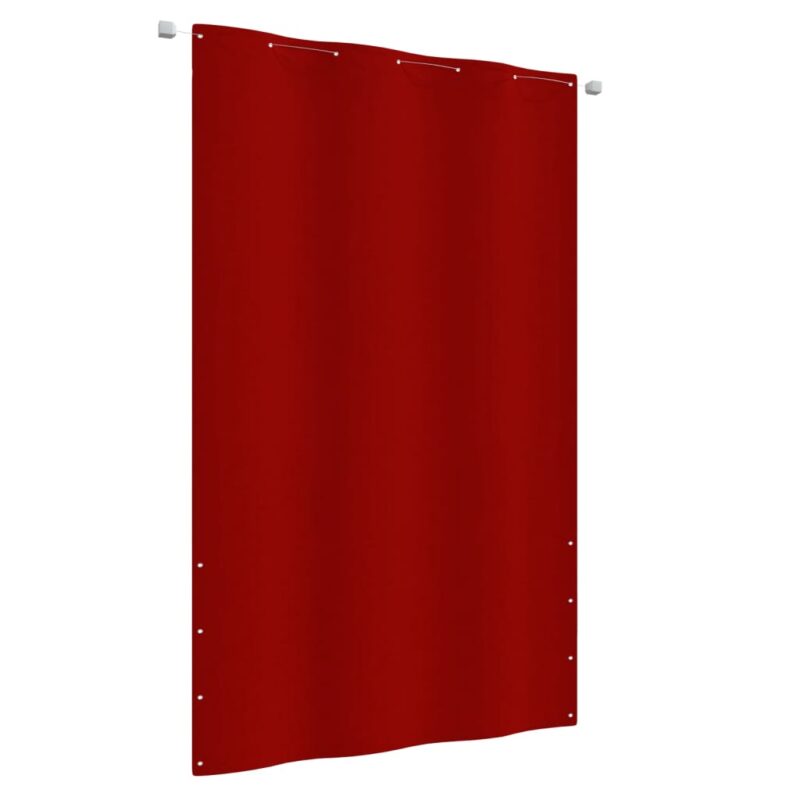 vidaXL Διαχωριστικό Βεράντας Κόκκινο 140 x 240 εκ. Ύφασμα Oxford