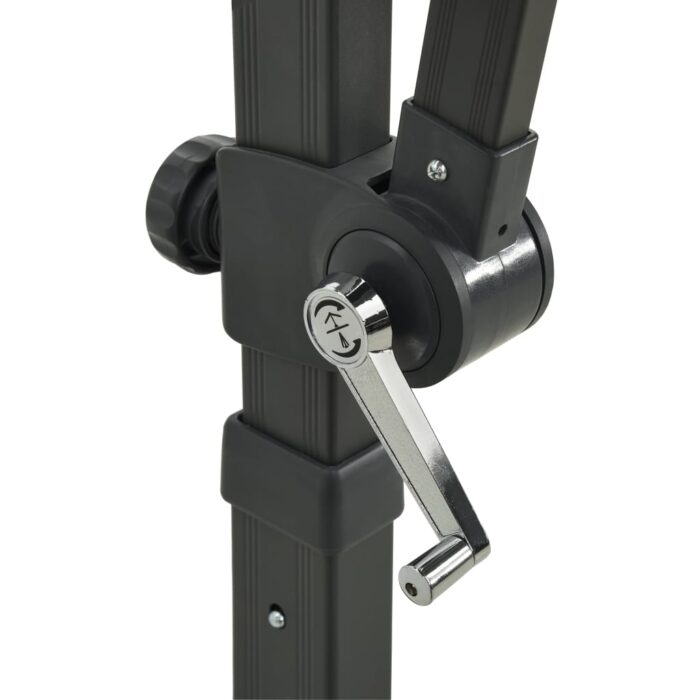 Ομπρέλα Κρεμαστή Κήπου με Διπλή Οροφή Μπορντό 250 x 250 εκ. - Image 7