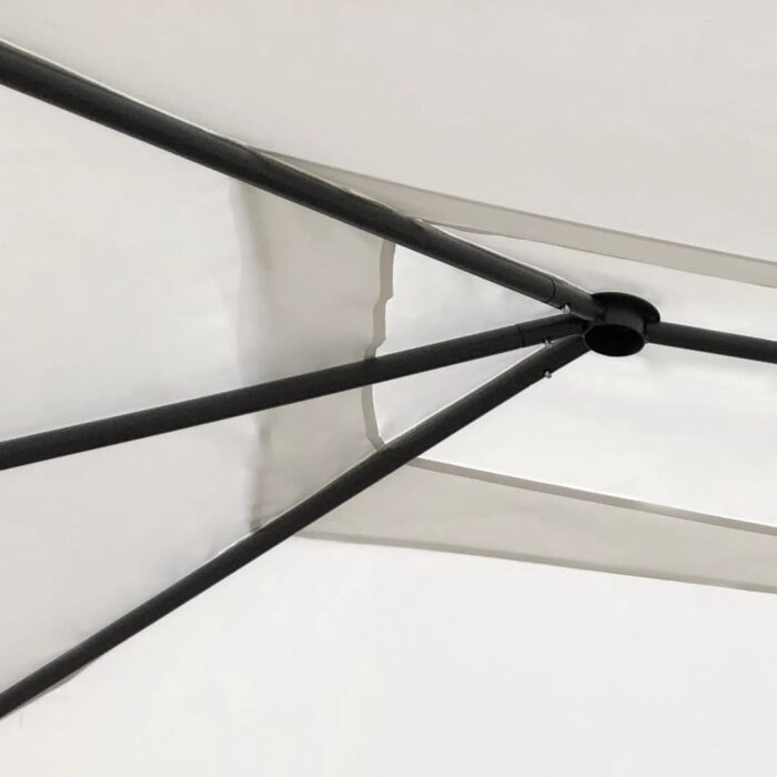 Κιόσκι με Καλύμματα Στύλων Κρεμ 3 x 4 x 2,6 μ. 160 γρ./μ² - Image 3