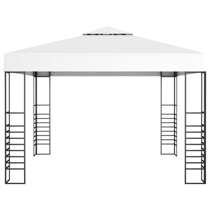 Κιόσκι με Φωτάκια LED Λευκό 3 x 3 μ. - Image 4