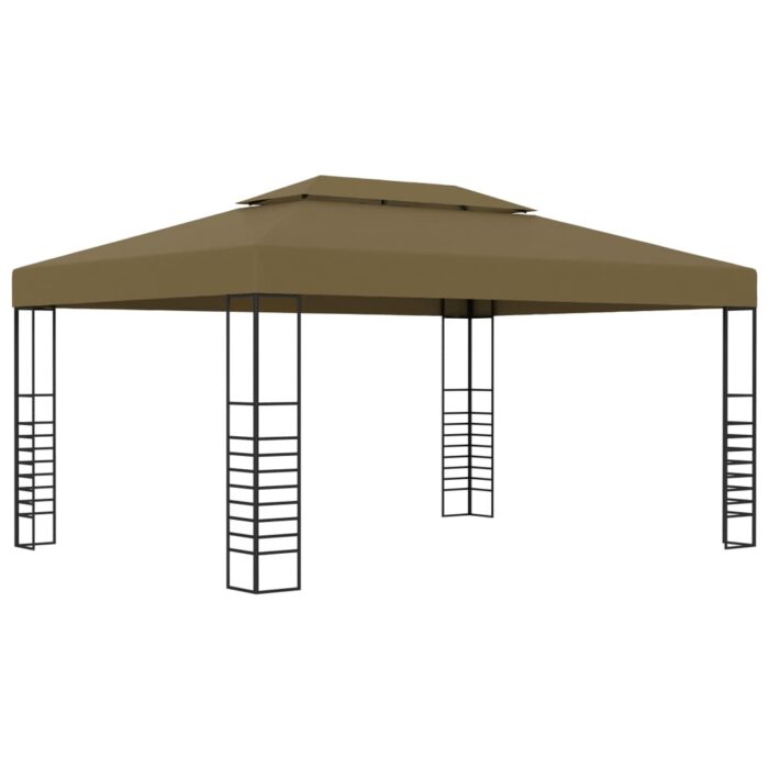 Κιόσκι με Φωτάκια LED Taupe 3 x 4 μ. - Image 3