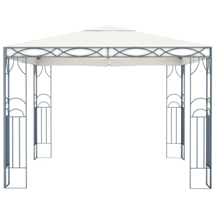 Κιόσκι με Φωτάκια LED Κρεμ 300 x 300 εκ. - Image 4