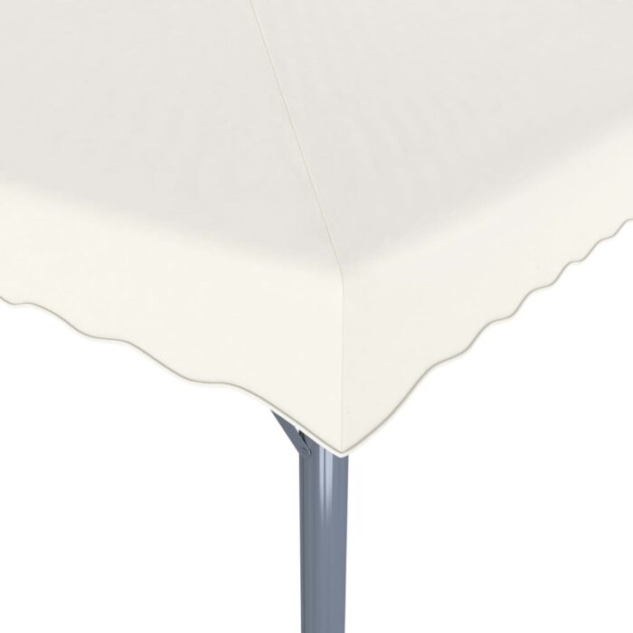 Κιόσκι με Φωτάκια Κρεμ LED 300 x 300 εκ. Αλουμινίου - Image 5